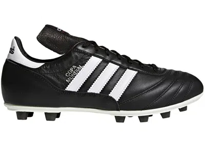 ADIDAS ORIGINALS MEN'S ADIDAS COPA MUNDIAL LEATHER WHITE SNEAKERS IN BLACK/CLOUD WHITE