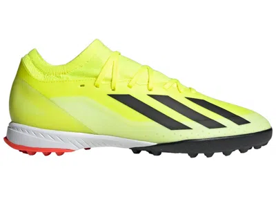 ADIDAS ORIGINALS MEN'S ADIDAS CRAZYFAST LEAGUE TURF TEAM SOLAR YELLOW SNEAKERS IN TEAM SOLAR YELLOW 2/CORE BLACK/CLOU