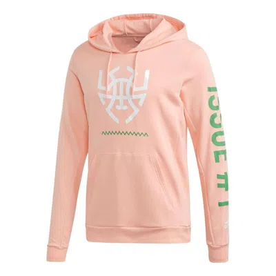 ADIDAS ORIGINALS Men's adidas Donovan Mitchell Alphabet Pattern Printing Basketball Sports Bright Pink