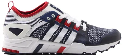 ADIDAS ORIGINALS MEN'S ADIDAS EQT RUNNING SUPPORT SNEAKERS IN NAVY BLUE/WHITE