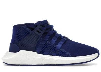 ADIDAS ORIGINALS MEN'S ADIDAS EQT SUPPORT 93/17 MID MASTERMIND SNEAKERS IN MYSTERY INK/FOOTWEAR WHITE