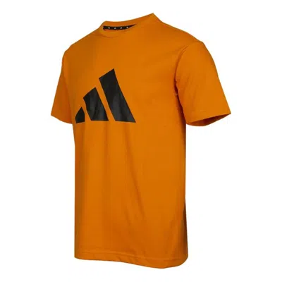ADIDAS ORIGINALS Men's adidas Fi 3b Tee Athleisure Casual Sports Round Neck Breathable Short Sleeve Earthy Yellow T-S