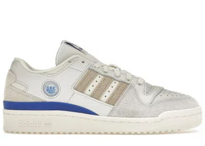 ADIDAS ORIGINALS MEN'S ADIDAS FORUM 84 LOW KASINA SNEAKERS IN OFF WHITE/ROYAL BLUE/GREY ONE