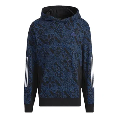 ADIDAS ORIGINALS Men's adidas Full Print Sports Pullover Navy Blue