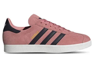 ADIDAS ORIGINALS MEN'S ADIDAS GAZELLE SNEAKERS IN GLOW PINK/AURORA BLACK/CORE WHITE