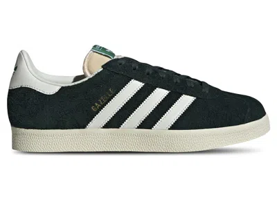 ADIDAS ORIGINALS MEN'S ADIDAS GAZELLE SNEAKERS IN MINERAL GREEN/OFF WHITE/CREAM WHITE