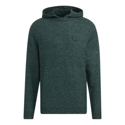 ADIDAS ORIGINALS Men's adidas Gt Wool Hd Embroidered Label Logo Hooded Long Sleeves Green