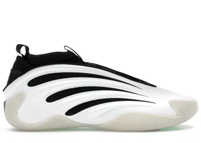 ADIDAS ORIGINALS MEN'S ADIDAS HARDEN VOL. 9 SNEAKERS IN CLOUD WHITE/CORE BLACK/SCREAMING GREEN