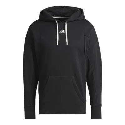 ADIDAS ORIGINALS Men's adidas Logo Printing Hooded Long Sleeves Black