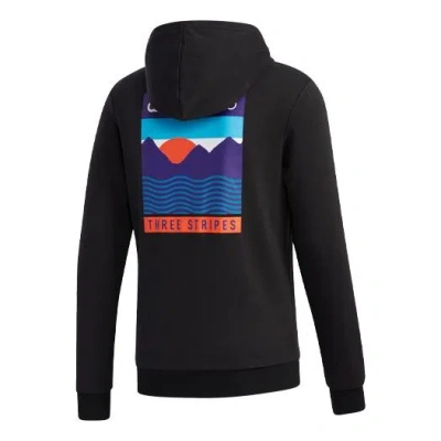 ADIDAS ORIGINALS Men's adidas neo Favorites Pattern Printing Pullover Black