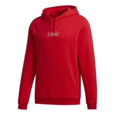 ADIDAS ORIGINALS Men's adidas neo Series Small Logo Suede Red Pullover
