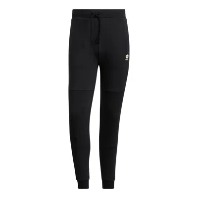 ADIDAS ORIGINALS Men's adidas neo Sw Ft Tp Solid Color Lacing Bundle Feet Casual Sports Pants/Trousers/Joggers Black