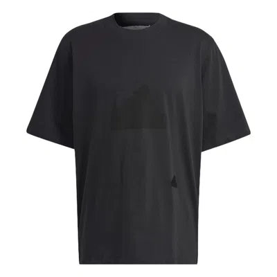 ADIDAS ORIGINALS Men's adidas New Osize Tee Loose Sports Round Neck Short Sleeve Black T-Shirt