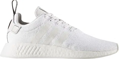 ADIDAS ORIGINALS MEN'S ADIDAS NMD R2 SNEAKERS IN CRYSTAL WHITE/CORE BLACK
