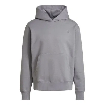 ADIDAS ORIGINALS Men's adidas originals C HOODY Solid Color Hooded Long Sleeves Gray