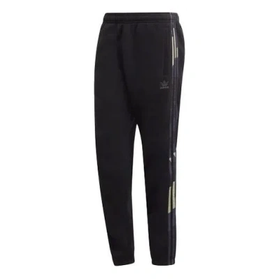 ADIDAS ORIGINALS Men's adidas originals Camo Pants Side Elastic Waistband Sports Pants/Trousers/Joggers Black