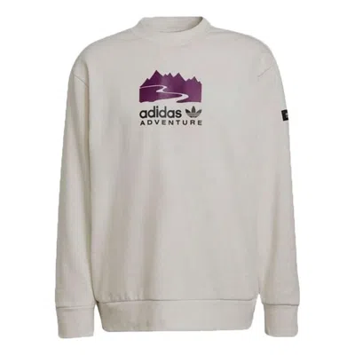 ADIDAS ORIGINALS Men's adidas originals Casual Sports Round Neck Pullover Creamy White