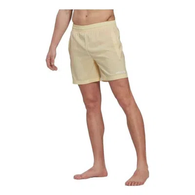 ADIDAS ORIGINALS Men's adidas originals Solid Color Breathable Straight Casual Sports Shorts Amber Yellow