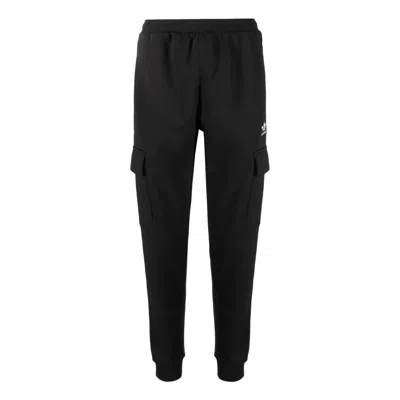ADIDAS ORIGINALS Men's adidas originals Solid Color Logo Printing Cargo Bundle Feet Sports Pants/Trousers/Joggers Bla