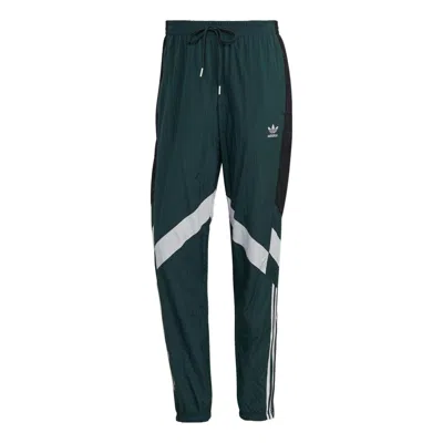 ADIDAS ORIGINALS Men's adidas originals Woven Tp Logo Printing Elastic Waistband Drawstring Sports Pants/Trousers/Jog