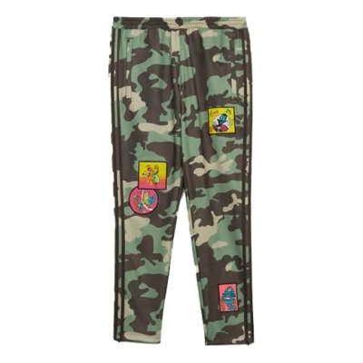 ADIDAS ORIGINALS Men's adidas originals x JEREMY SCOTT Crossover Camouflage Sports Pants/Trousers/Joggers Green