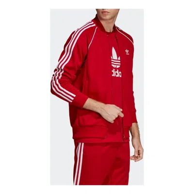 ADIDAS ORIGINALS Men's adidas originals Zipper Sports Red Jacket