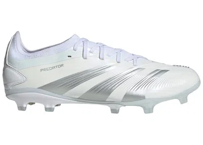 ADIDAS ORIGINALS MEN'S ADIDAS PREDATOR 24 PRO FG SNEAKERS IN CLOUD WHITE/SILVER METALLIC