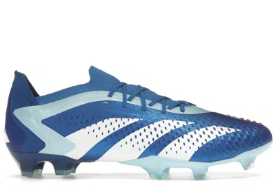 ADIDAS ORIGINALS MEN'S ADIDAS PREDATOR ACCURACY.1 LOW FG MARINERUSH PACK SNEAKERS IN BRIGHT ROYAL/CLOUD WHITE/BLISS B
