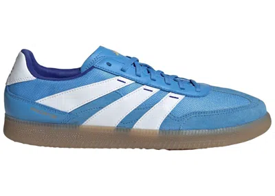 ADIDAS ORIGINALS MEN'S ADIDAS PREDATOR FREESTYLE INDOOR SNEAKERS IN BLUE BURST/CLOUD WHITE/LUCID BLUE