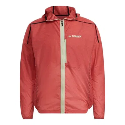 ADIDAS ORIGINALS Men's adidas Reflective Windproof Logo Alphabet Hooded Jacket