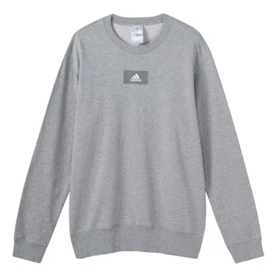 ADIDAS ORIGINALS Men's adidas Round Neck Training Sports Knit Casual Gray