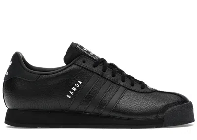 ADIDAS ORIGINALS MEN'S ADIDAS SAMOA BLACK SNEAKERS IN CORE BLACK/CLOUD WHITE