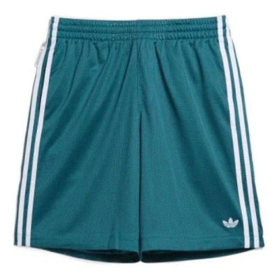 ADIDAS ORIGINALS Men's adidas Side Classic Breathable Sports Shorts Blue Green