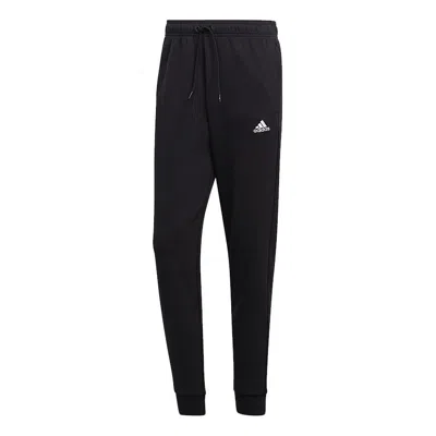 ADIDAS ORIGINALS Men's adidas Sl Dk Pt Logo Embroidered Bundle Feet Sports Pants/Trousers/Joggers Black