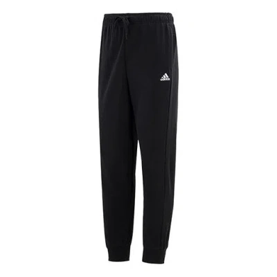 ADIDAS ORIGINALS Men's adidas Sl Ft Tc Pt Logo Knit Sports Bundle Feet Long Pants/Trousers Black