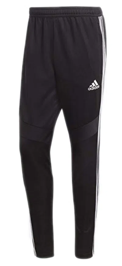 ADIDAS ORIGINALS MEN'S ADIDAS SOCCER TIRO 19 TRAINING PANTS IN BLACK/WHITE