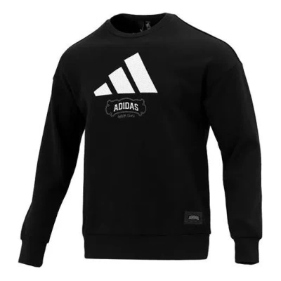 ADIDAS ORIGINALS Men's adidas St Crewgfx Swt Sports Round Neck Long Sleeves Pullover Black