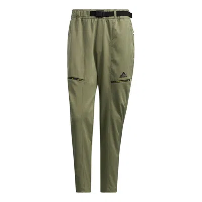 ADIDAS ORIGINALS Men's adidas Th Qckdraw Pnt Running Training Woven Lacing Sports Pants/Trousers/Joggers Olive
