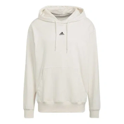 ADIDAS ORIGINALS Men's adidas Thin And Light Breathable Hooded Pullover Long Sleeves Creamy White