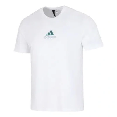 ADIDAS ORIGINALS Men's adidas U JF SS Tee 2 Logo Athleisure Casual Sports Round Neck Short Sleeve White T-Shirt