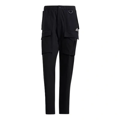 ADIDAS ORIGINALS Men's adidas Utl Cargo Pants Solid Color Outdoor Multiple Pockets Sports Pants/Trousers/Joggers Blac