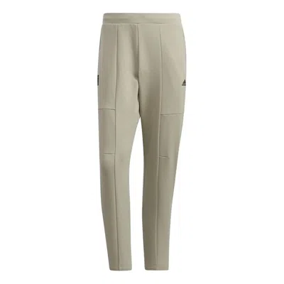 ADIDAS ORIGINALS Men's adidas Wj Kn Warm Pnt Martial Arts Series Knit Straight Sports Pants/Trousers/Joggers Khaki