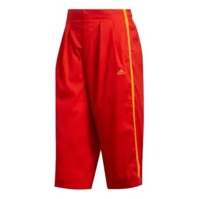 ADIDAS ORIGINALS Men's adidas WJ PNT Logo Red Sports Pants/Trousers/Joggers