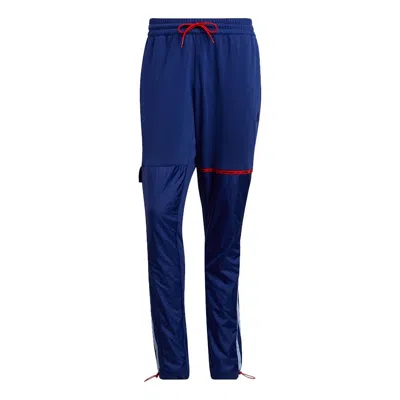 ADIDAS ORIGINALS Men's adidas x Trey Young Crossover Trae Pant Splicing Basketball Sports Pants/Trousers/Joggers Blue