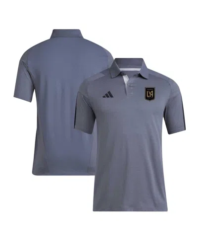 ADIDAS ORIGINALS MEN'S GRAY LAFC 2024 TRAINING POLO