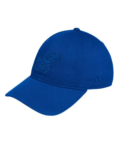 ADIDAS ORIGINALS MEN'S ROYAL KANSAS JAYHAWKS FASHION ADICOLOR SLOUCH ADJUSTABLE HAT