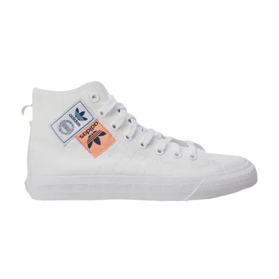 ADIDAS ORIGINALS NIZZA HIGH RF 'LOGO PATCHES'