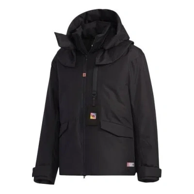 ADIDAS ORIGINALS adidas originals Premium Jkt 2 Detachable Multiple Pockets Casual Sports Stay Warm Down Jacket Black
