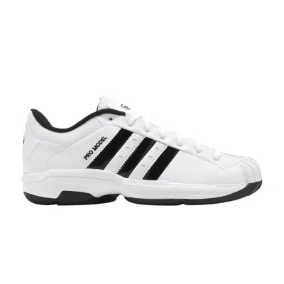 ADIDAS ORIGINALS PRO MODEL 2G LOW 'WHITE BLACK'