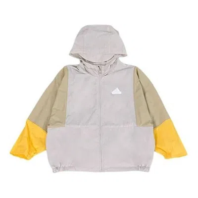 ADIDAS ORIGINALS (PS) ADIDAS SPORT JACKET ASIA SIZING 'GREY YELLOW'